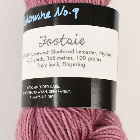 Voolenvine YarnsFingering Weight Superwash Bluefaced Leicester Wool Nylon Footsi - Picture 3 of 3